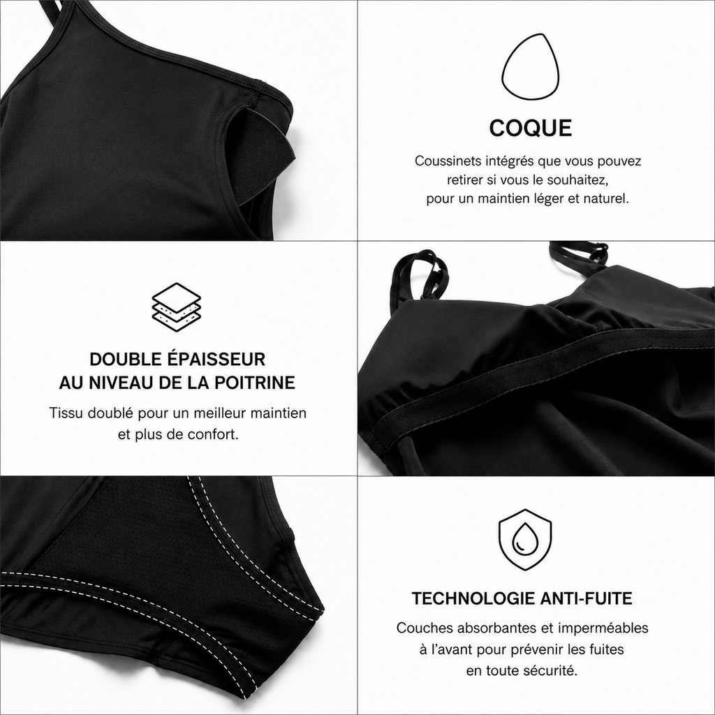 Maillot de Bain Menstruel Riviera