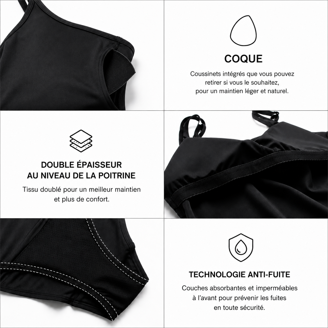 Maillot de Bain Menstruel Riviera